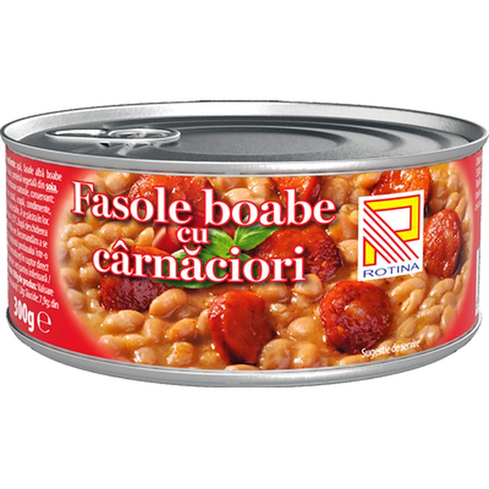 ROTINA Fasole cu Carnati 300g - WALTI WALTI