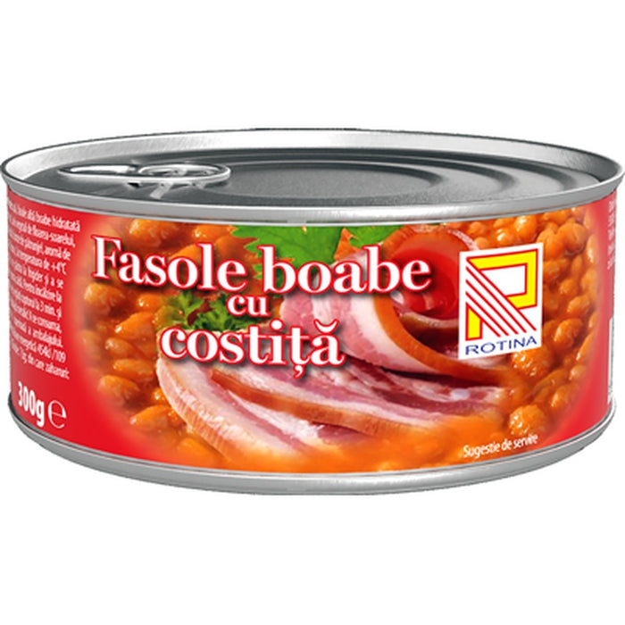 ROTINA Fasole cu Costita  300 g - WALTI WALTI