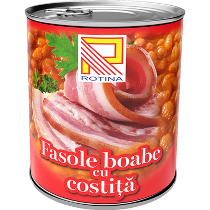 ROTINA Fasole cu Costita  800 g - WALTI WALTI