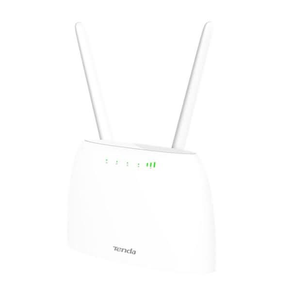 Router Wireless TENDA N300 4G06, Single-Band 300 Mbps, 4G VoLTE, alb - WALTI WALTI