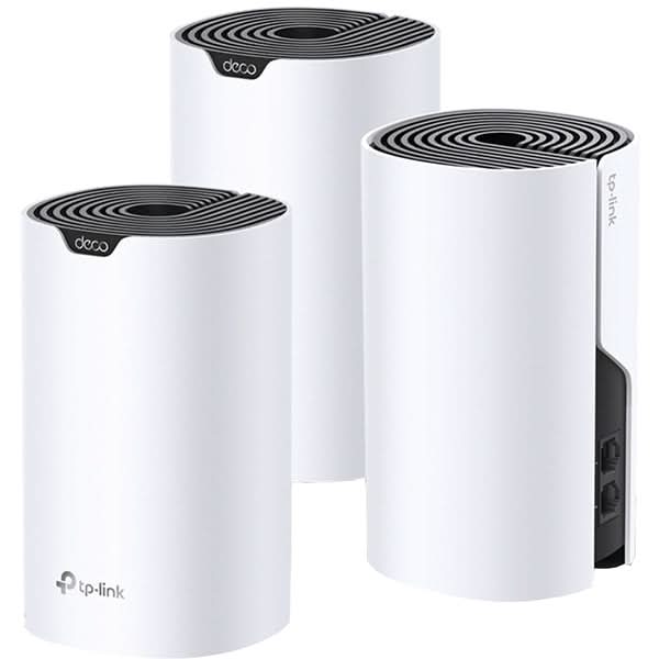 Sistem Wireless Mesh TP-LINK Deco S4 AC1200, Dual Band 300 + 867 Mbps, 3 buc, alb WALTI