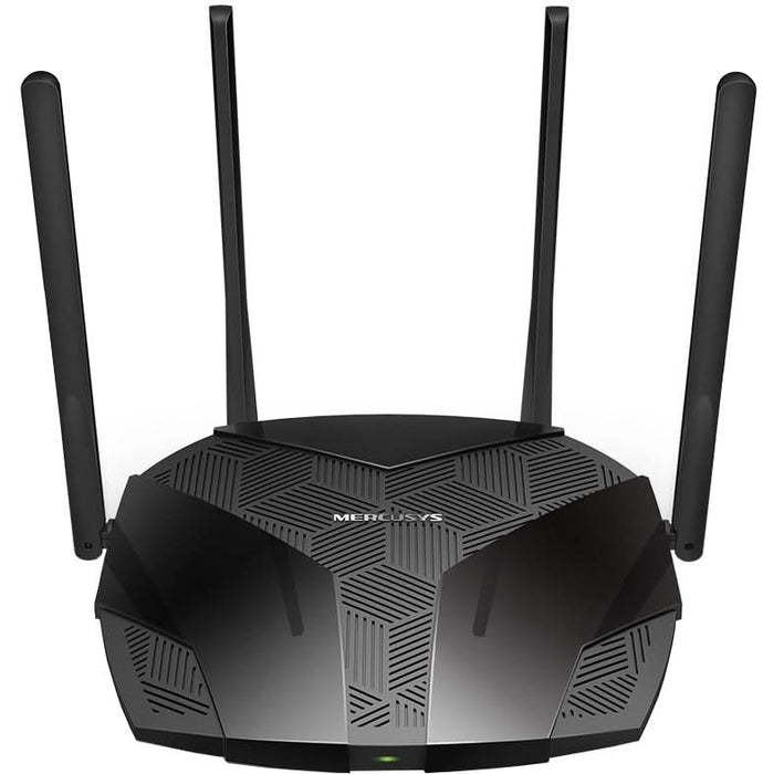 Router Wireless Gigabit MERCUSYS MR80X AX3000, WI-Fi 6, Dual-Band 574 + 2402 Mbps, negru WALTI