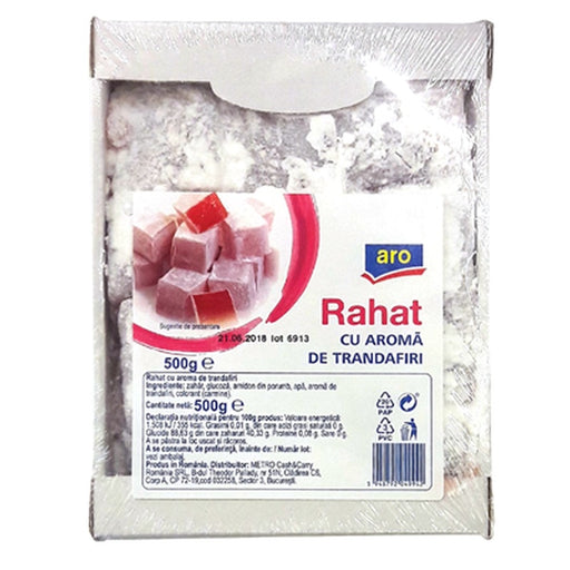 Rahat Aroma Trandafiri 500 g - WALTI WALTI