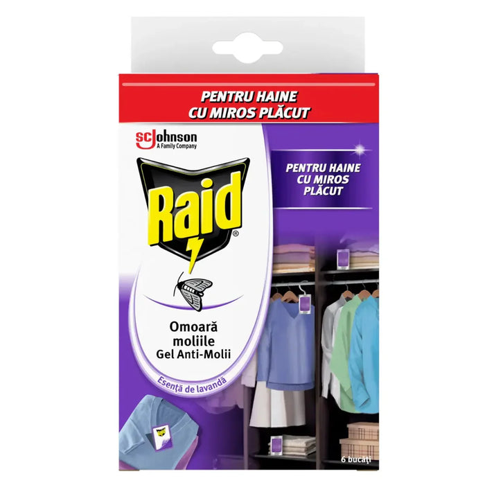 Raid Gel Anti Molii 6 bucati - WALTI WALTI