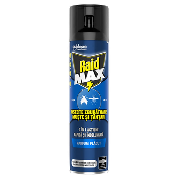 Raid Max 2 in 1 Spray Insecte Zburătoare 400 ml - WALTI WALTI