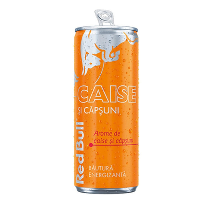 Red Bull Bautura Energizanta Caise & Capsuni SGR 250 ml - WALTI WALTI