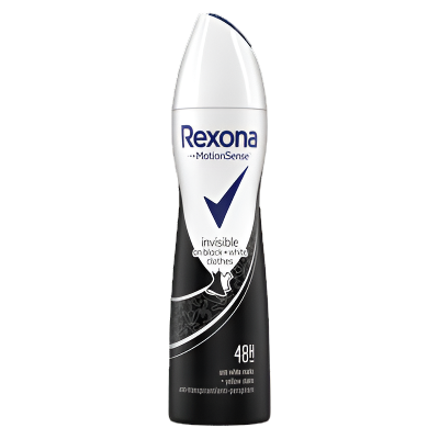 Rexona Deodorant Spray Black & White/ Clear 150 ml - WALTI WALTI