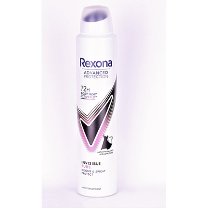 Rexona Deodorant Spray Invisible Pure 200 ml - WALTI WALTI