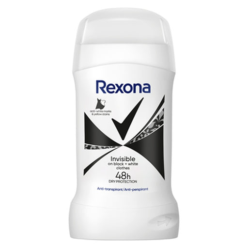 Rexona Deodorant Stick Invisible Black & White 50 ml - WALTI WALTI