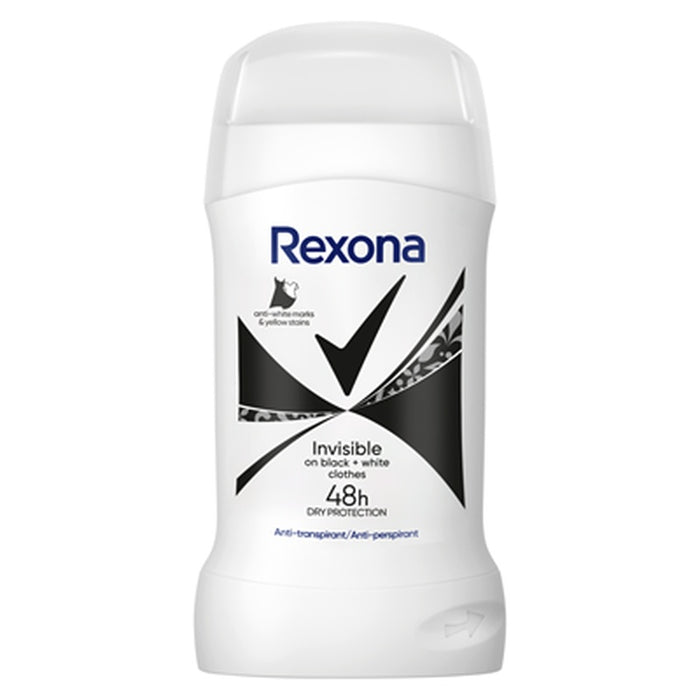 Rexona Deodorant Stick Invisible Black & White 50 ml - WALTI WALTI