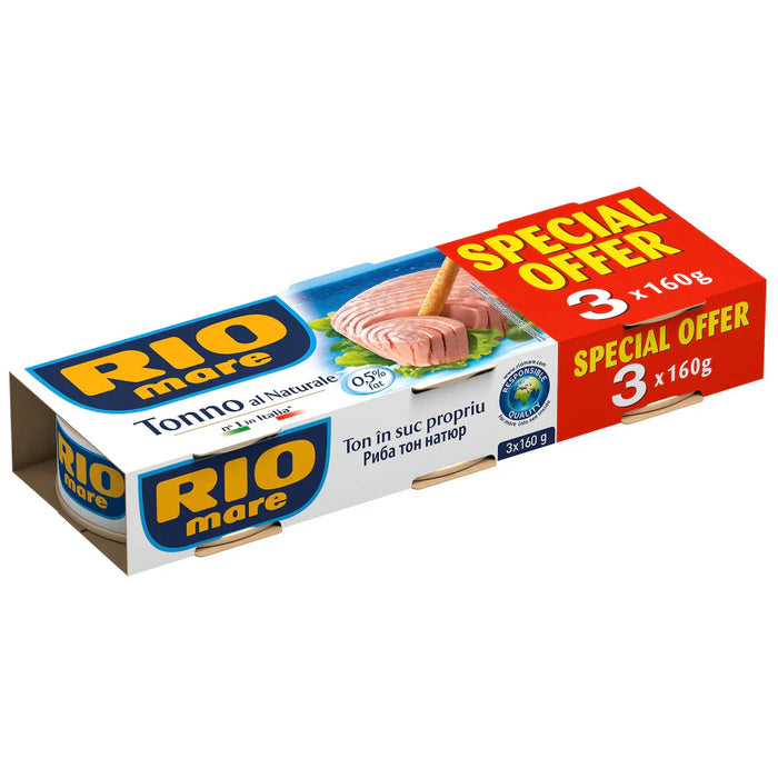 RIO mare Ton in Suc Propriu 3 x 160 g - WALTI WALTI