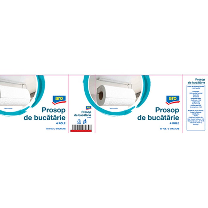 Role Prosop Bucatarie 2 Straturi 4 bucati - WALTI WALTI
