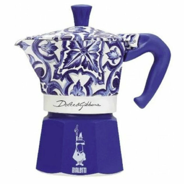 Cafetieră Italiană Bialetti MOKA D&G BLU MEDIT. 6T Albastru Aluminiu 6 Cești - WALTI WALTI