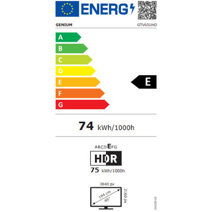 Smart TV Genium GTV65UHD 65" (165 cm) QLED 4K Ultra HD - WALTI WALTI