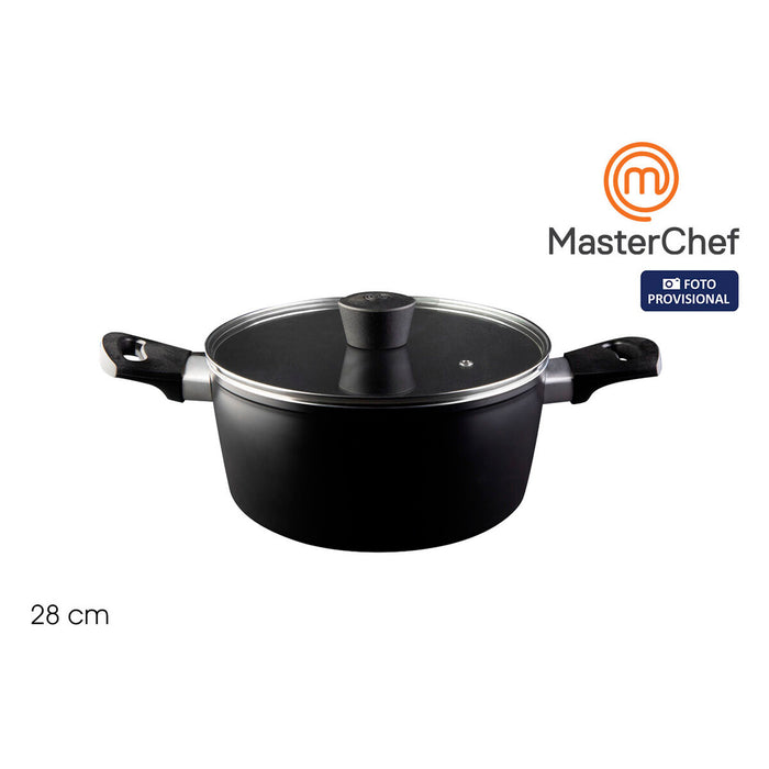 Caserolă Cu Capac MasterChef 28 cm (4 Unități) - WALTI WALTI