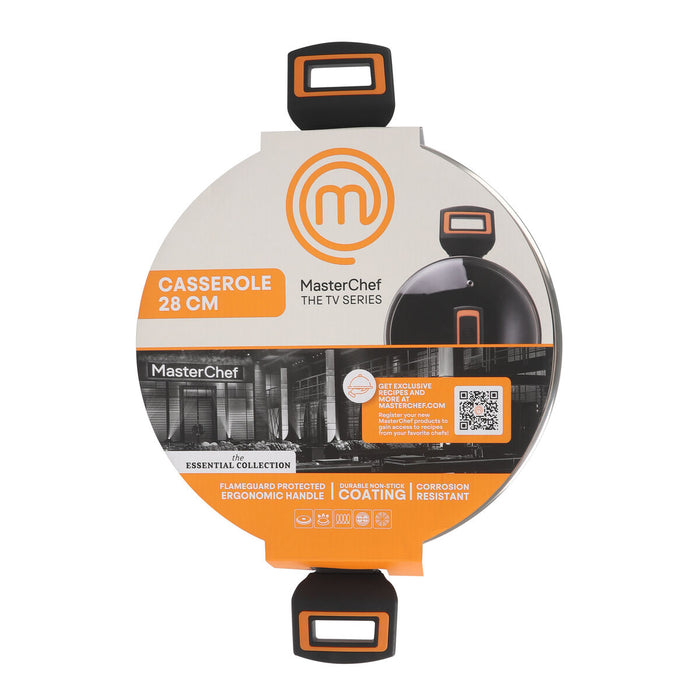 Caserolă Cu Capac MasterChef 28 cm 2,5 mm (4 Unități) - WALTI WALTI