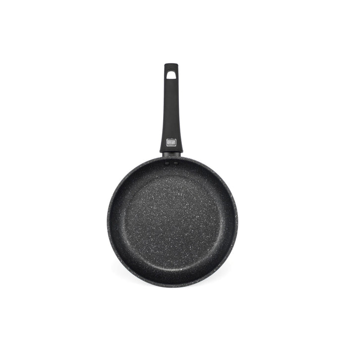 Tigaie Quttin UNIVERSE Negru Aluminiu Ø 28 cm (6 Unități) - WALTI WALTI