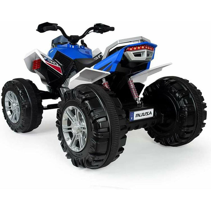 ATV electric Quad Injusa Rage Lumină Albastru Alb 12 V - WALTI WALTI
