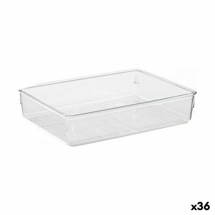 Organizator multifuncțional Transparent Plastic 24 x 5,5 x 15,8 cm Multi-utilizare (36 Unități) - WALTI WALTI