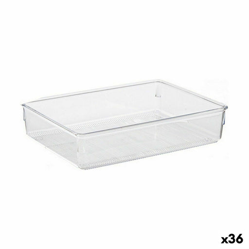 Organizatorul de Sertare Multi-utilizare Transparent Plastic 24 x 5,5 x 15,8 cm (36 Unități) - WALTI WALTI