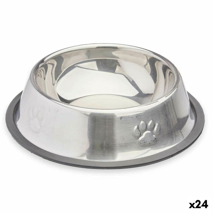 Dispozitiv de hrănire pentru câini Mascow Gri Argintiu Gumă Metal 18 x 4,5 x 18 cm 35 x 0,03 x 25 cm (24 Unități) - WALTI WALTI