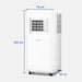 Aer Condiționat Portabil Origial AirFeel 2250W 9000 BTU/h - WALTI WALTI