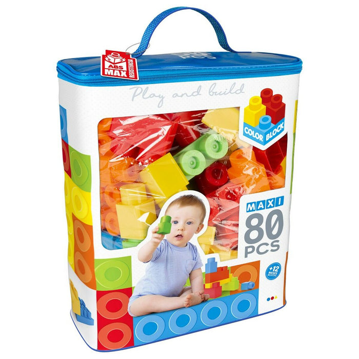 Set de Construcție Color Block Basic Geantă 80 Piese (6 Unități) - WALTI WALTI