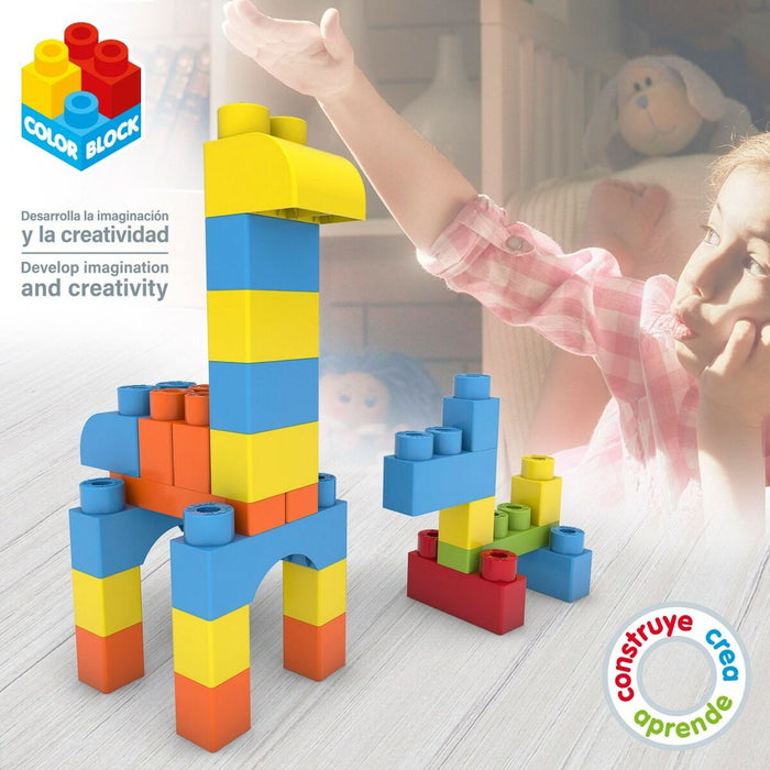 Set de Construcție Color Block Basic Geantă 80 Piese (6 Unități) - WALTI WALTI