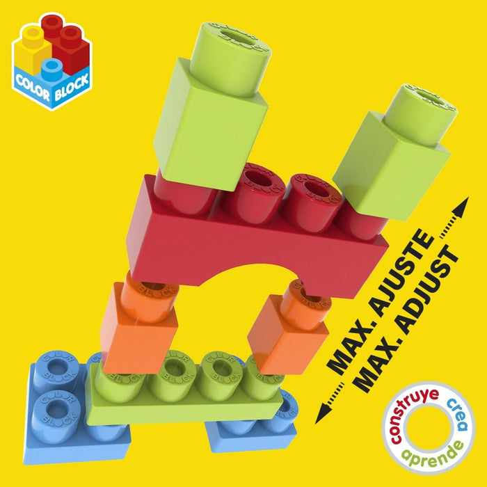 Set de Construcție Color Block Basic Cub 50 Piese (6 Unități) - WALTI WALTI