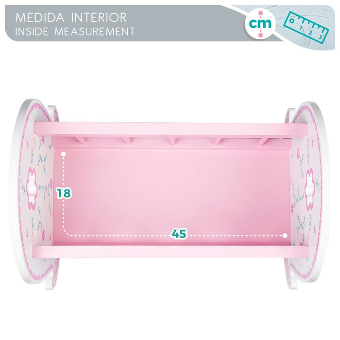 Pătuț pentru Păpuși Woomax 2 Unități 47 x 35 x 35 cm - WALTI WALTI