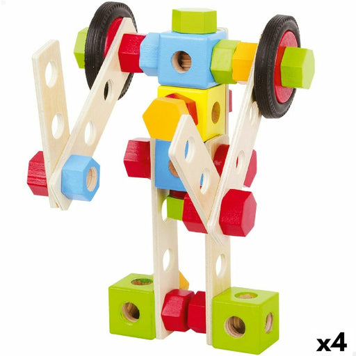 Set de Construcție Woomax 80 Piese (4 Unități) - WALTI WALTI