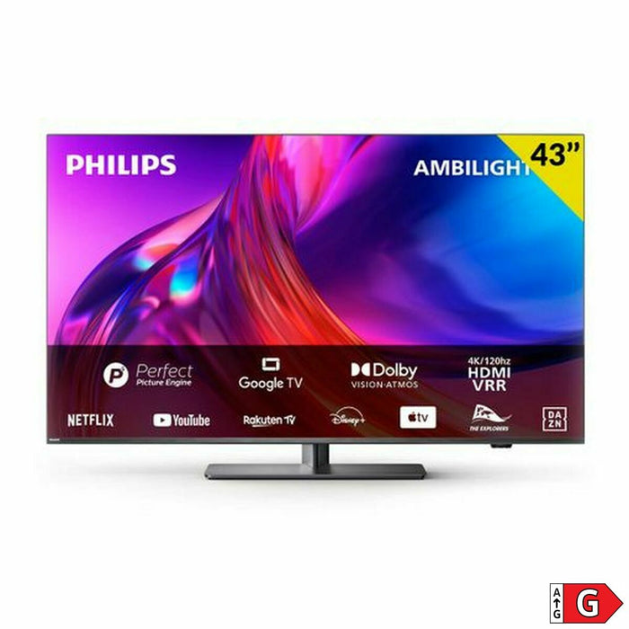 Smart TV Philips 43PUS8818/12 4K Ultra HD 43" LED HDR HDR10 AMD FreeSync Dolby Vision Wi-Fi - WALTI