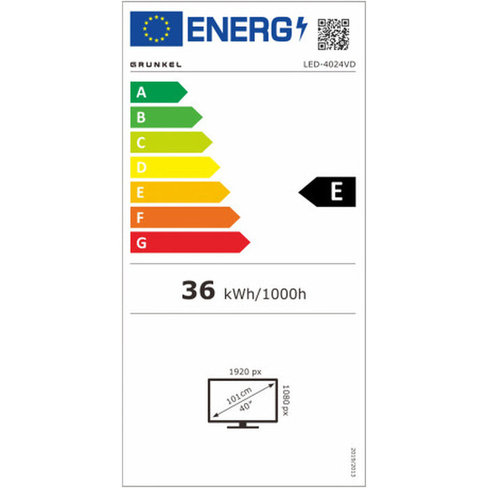 Smart TV Grunkel LED-4024VD Full HD 40" (102 cm) LED - WALTI