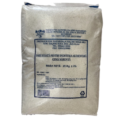 SALROM Sare Gema Marunta Iodata 25 Kg - WALTI WALTI