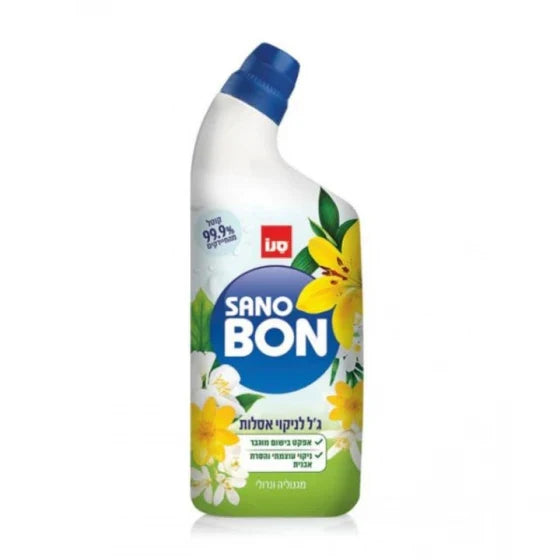SANO Bon Gel Curatare Toaleta cu Parfum de Magnolie 750 ml - WALTI WALTI