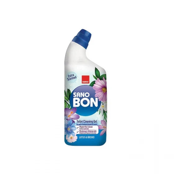 SANO Bon Gel Curatare Toaleta cu Parfum de Orhidee 750 ml - WALTI WALTI