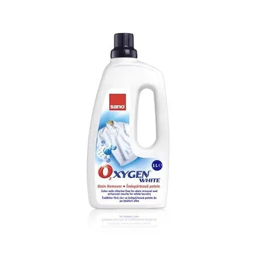 SANO Oxigen Gel Inalbitor pentru Rufe Albe 1 L - WALTI WALTI