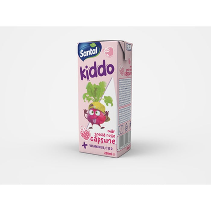 SANTAL Kiddo Bautura Racoritoare Necarbogazoasa Capsuna Mar Sfecla 0,2 L - WALTI WALTI