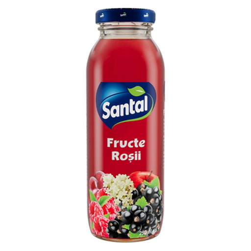SANTAL Suc Fructe Rosii 30% SGR 0,250 L - WALTI WALTI