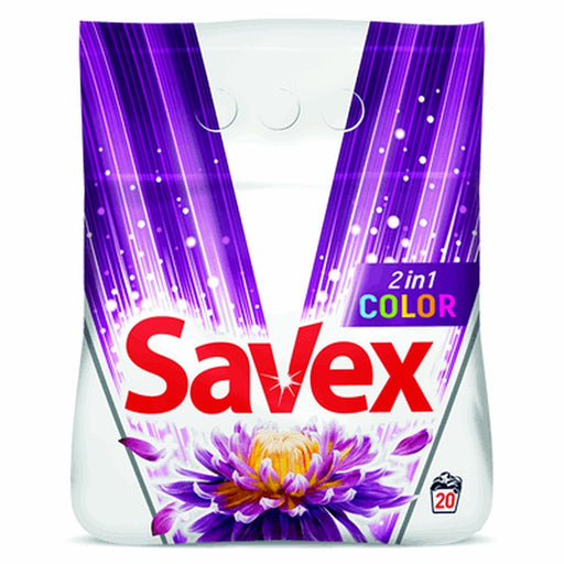 SAVEX Parfum Lock Detergent 2 in 1 pentru Rufe Colorate 2 Kg - WALTI WALTI