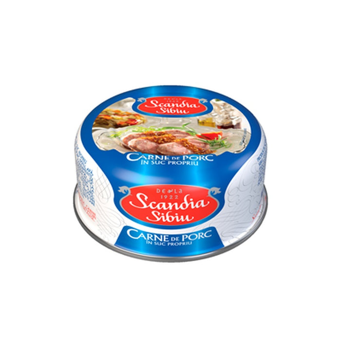 SCANDIA SIBIU Carne Porc in Suc Propriu  300 g - WALTI WALTI