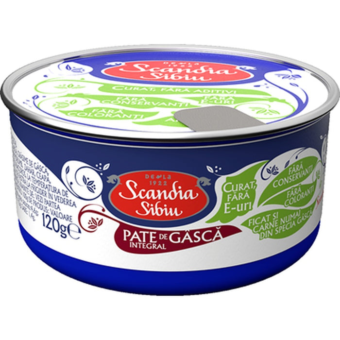 SCANDIA SIBIU Pate Gasca 120g - WALTI WALTI