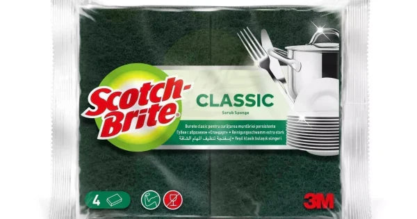 SCOTCH BRITE Burete Clasic 4 bucati - WALTI WALTI