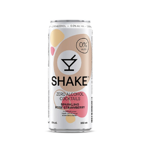 SHAKE Hugo Sparkling Strawberry Cocktail 0% SGR 0,33 L - WALTI WALTI
