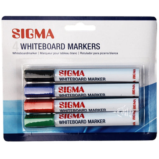 SIGMA Marker Whiteboard Asortat 4 bucati - WALTI WALTI