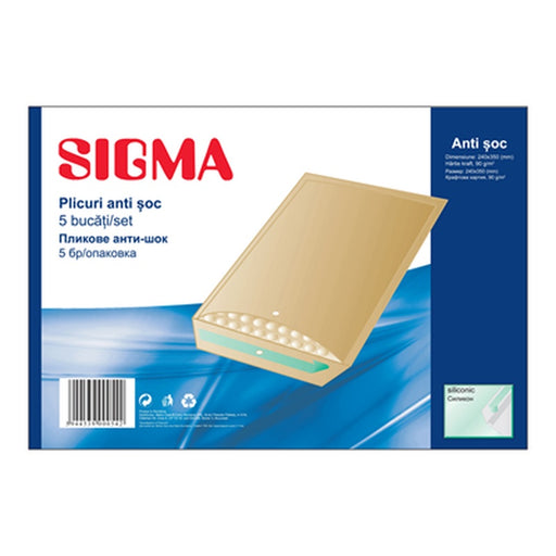 SIGMA Plic Antisoc 240 x 350 Mm 5 bucati - WALTI WALTI
