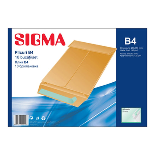 SIGMA Plic B4 Cu Burduf 4 cm 130G 10 bucati - WALTI WALTI