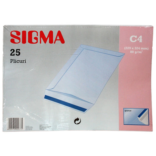 SIGMA Plic C4 Gumat 80/90G, 25 bucati - WALTI WALTI