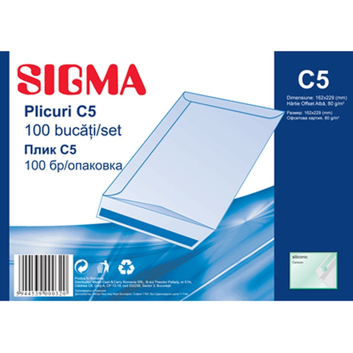 SIGMA Plic C5 Silicon 80G 100 bucatiati/ Silicon - WALTI WALTI