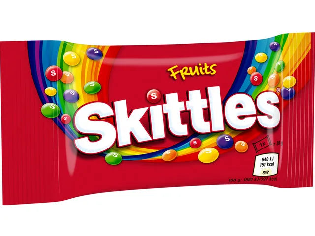 SKITTLES Bomboane Gumate cu Aroma de Fructe 18 g - WALTI WALTI